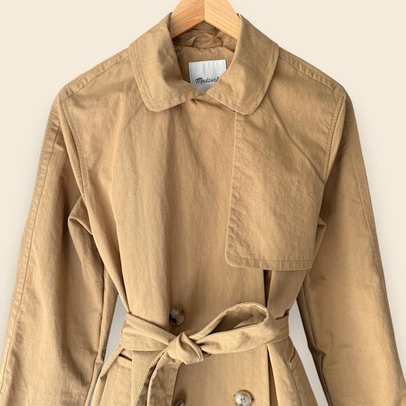 Madewell, The Signature Trench Coat, Small, NWOT - Picture 3 of 5